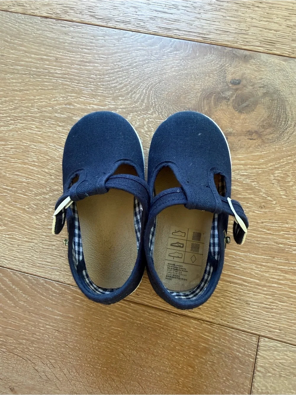 Pepa London baby T bar Canvas Shoes